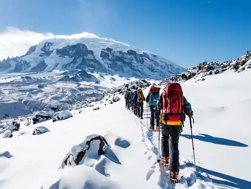 Uhuru Peak sunrise