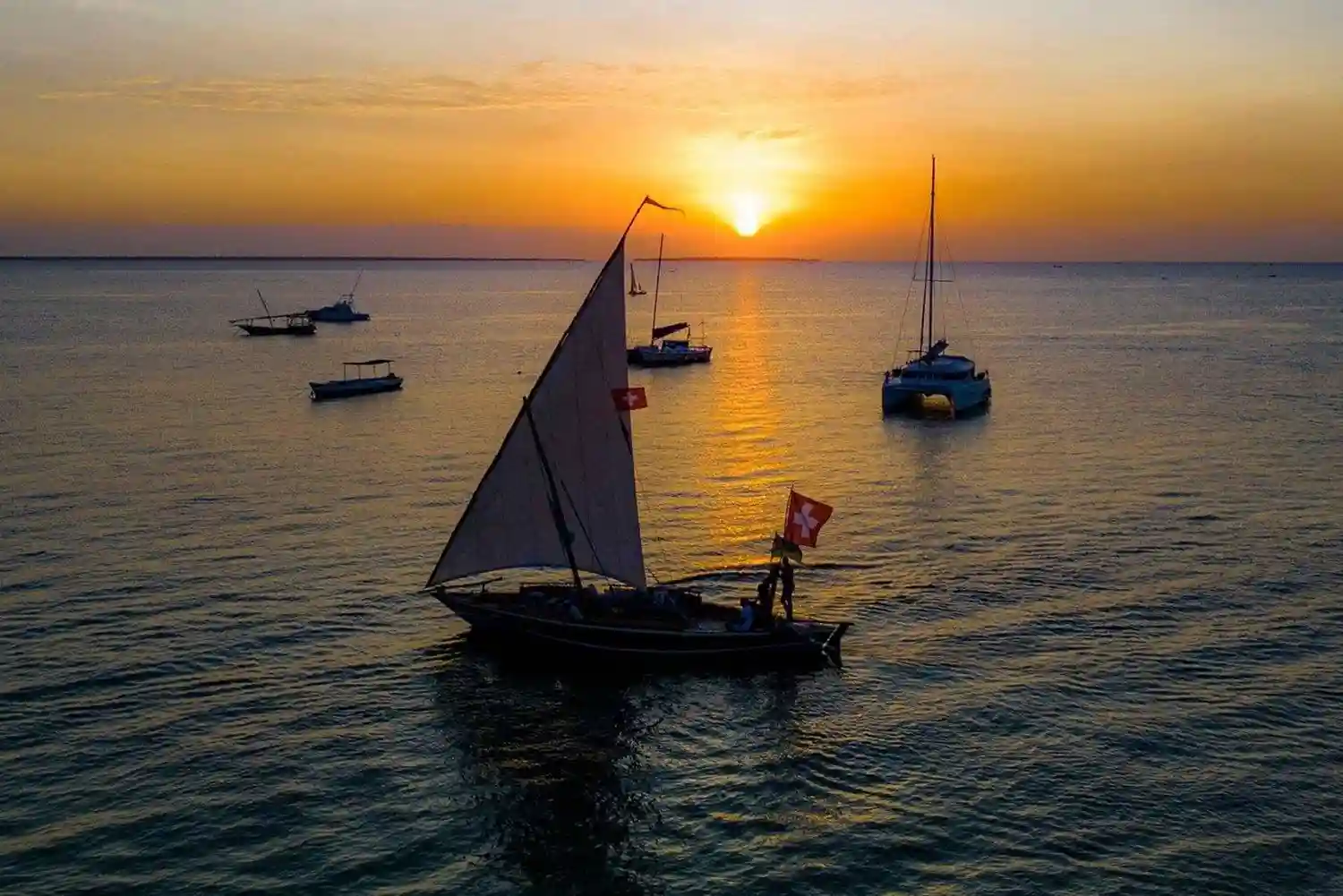 Live Swahili music on dhow cruise